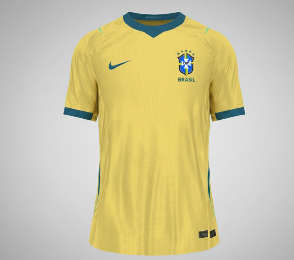 Camisa Verde e Amarela Seleção Brasileira